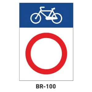 Señal ciclo-ruta BR-100