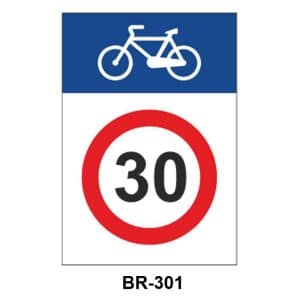 Señalización para ciclo-rutas