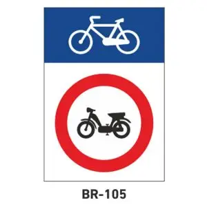 Señal ciclo-ruta BR-105