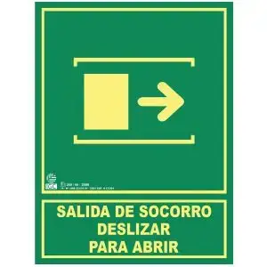 Señal deslizar para abrir