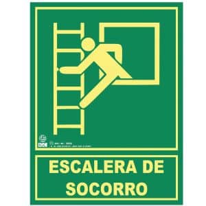 Señal escalera de socorro