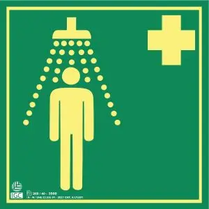 Pictograma ducha de emergencia