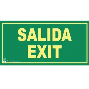 Señal salida exit