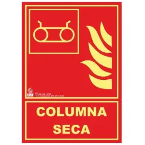 Señal columna seca