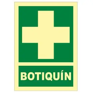 Señal emergencia botiquín