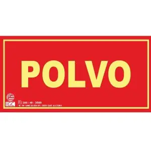 Señal socorro de polvo