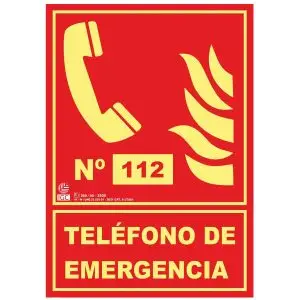Señal teléfono emergencias 112