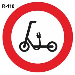 Prohibido circular patinetes eléctricos