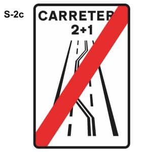 Fin carretera 2+1