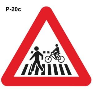 Paso para peatones y ciclistas