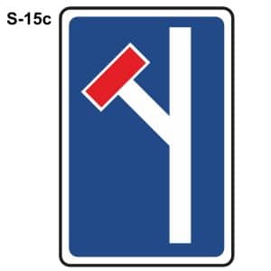 Señal tráfico S-15c