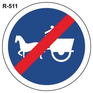 Señal de tráfico R-511