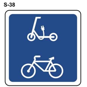 Señal tráfico S-38