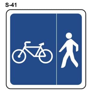 Señal tráfico S-41