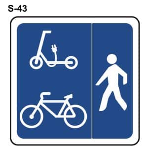 Señal tráfico S-43
