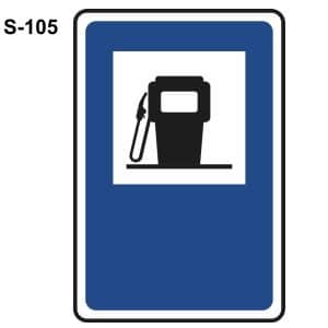 Señal surtidor de carburante
