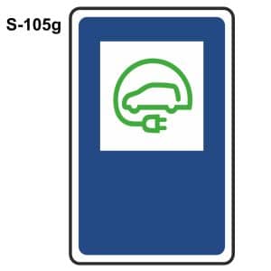 Señal vehículo eléctrico S-105g