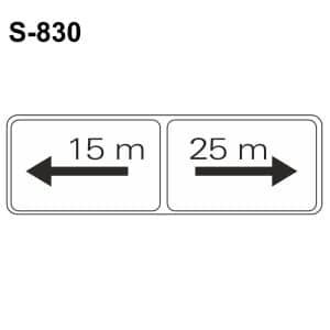 Cartel acero S-830