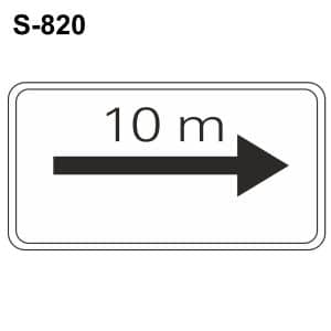 Placa extensión de la prohibición