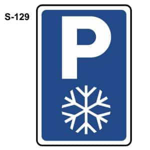Estacionamiento de emergencia por nevadas ( S-129 )