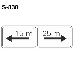Cartel acero S-830