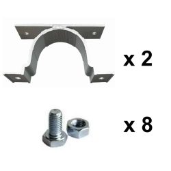 Abrazaderas para postes de aluminio