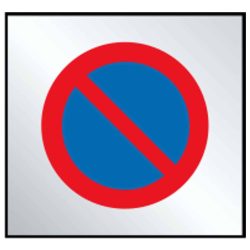 Bolsa plástico prohibido aparcar