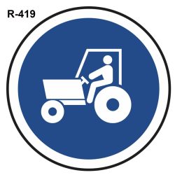 Camino obligatorio para tractores