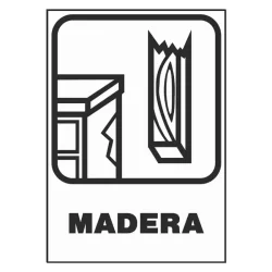 Cartel reciclado