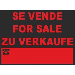 Cartel se vende en varios idiomas