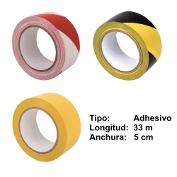 Cinta señalización adhesiva pvc