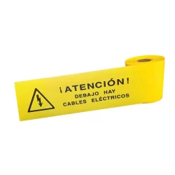 Cinta señalización cables eléctricos