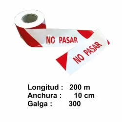 Cintas para balizamiento