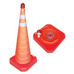 Cono de seguridad plegable