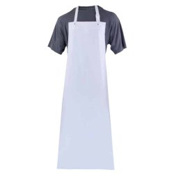Delantal blanco impermeable