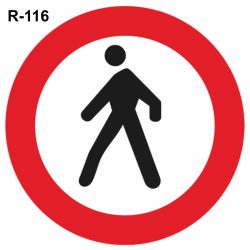 Entrada prohibida a peatones