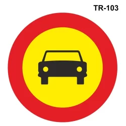 Entrada prohibida a vehículos motor