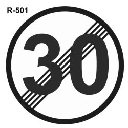 Fin limitación velocidad 30