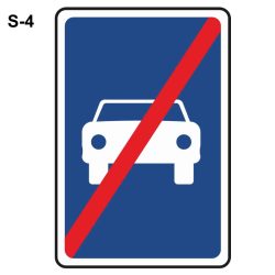 Señal de tráfico S-4