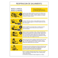 Instrucción respiración de salvamento