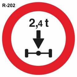 Limitación de peso por eje