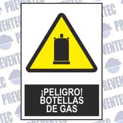 Peligro botellas de gas