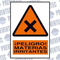 Peligro por materias irritantes