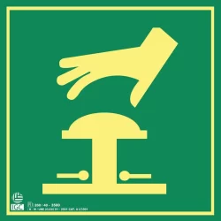 Pictograma parada de emergencia