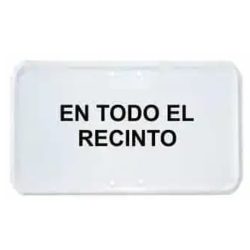 Placas de acero blancas