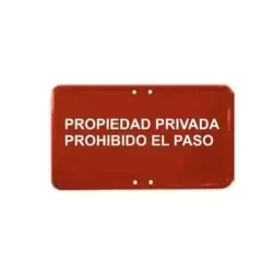 Propiedad privada prohibido el paso