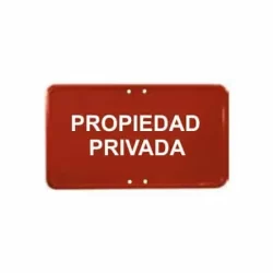 placa-acero-roja-propiedad-privada