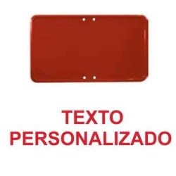 placa-acero-roja-texto-personalizado