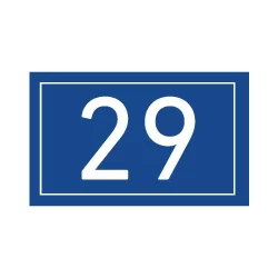 Placa número