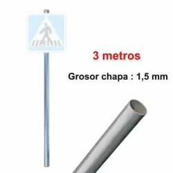 Poste circular para señales tráfico